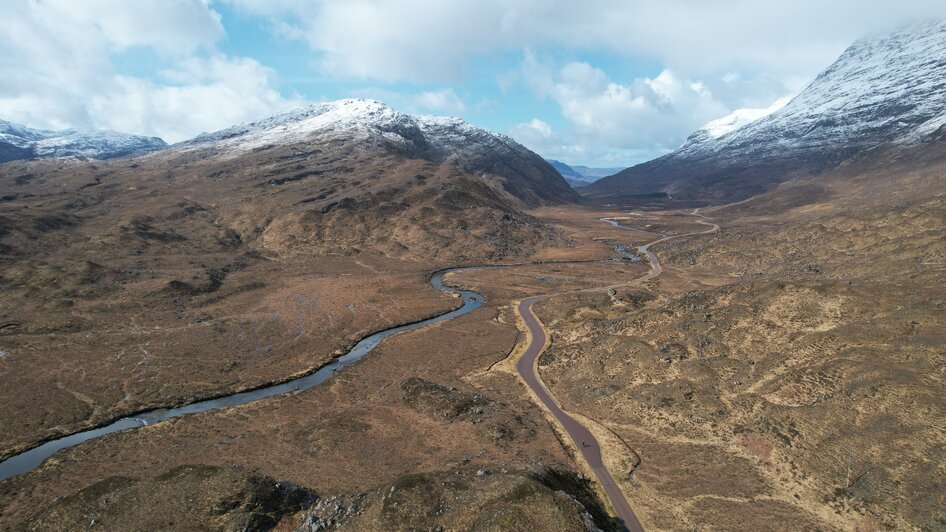Drone landscape Torridon